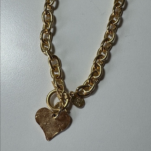 Sweetheart!  Susan Shaw Heart Toggle Necklace - NWT - Picture 3 of 5